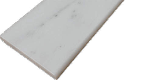 Carrara Venato Polished 3x6" Marble Tile with a Beveled Edge