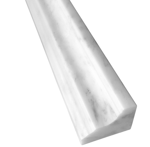Carrara Venato Polished Marble Cornice Square Edge Trim