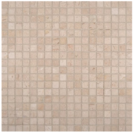 Crema Marfil Marble 5/8 x 5/8 Square Polished Mosaic