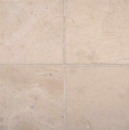 Crema Marfil Marble 6x6 Honed Floor and Wall Tile