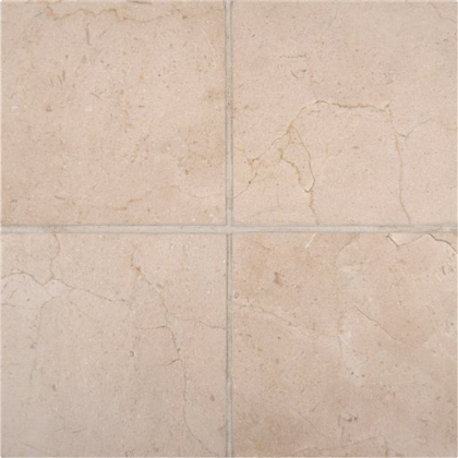 Crema Marfil Marble 6x6 Polished Floor and Wall Tile