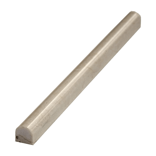 Crema Marfil Marble Pencil 3/4" Round Honed Trim Piece
