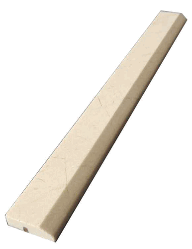 Crema Marfil Marble Bullnose Honed Marble Trim