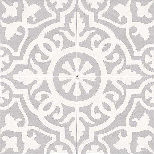 Handmade Encaustic Cement Tiles Amalia Gris