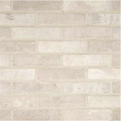 Capella Ivory Brick 2 x 10 in. Matte Porcelain Floor and Wall Tile 