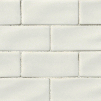 Ivory White 3 x 6" Handcrafted Glazed Premium Tile
