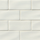 Ivory White 3 x 6" Handcrafted Glazed Premium Tile