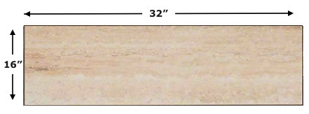MS International Veneto Sand 16x32 Travertine Porcelain Tile