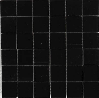 Nero Marquina (Black Marble) 2x2" Square Honed Mosaic