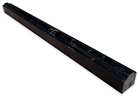 Nero Marquina Honed Black Marble Center Lip Square Pencil