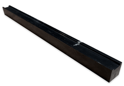 Nero Marquina Honed Black Marble Groove Square Edge Pencil Nero Marquina Honed Black Marble Groove Square Edge Pencil