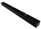 Nero Marquina Honed Black Marble Groove Square Edge Pencil