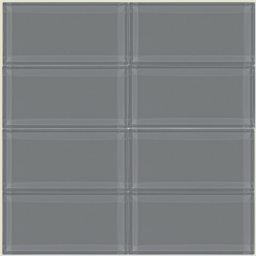 Ocean Gray Glass 3x6 Tile (For Orders over 85SF)