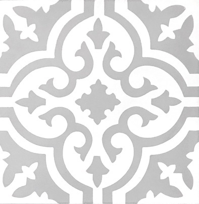 (SAMPLE 1 PIECE) Handmade Cement Tiles Laurent Gray