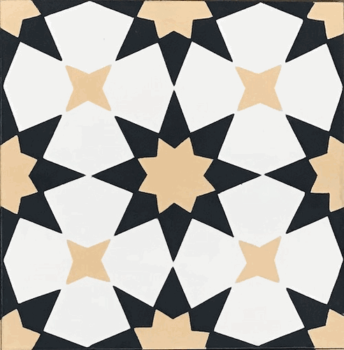 (SAMPLE 1 PIECE) Handmade Encaustic Cement Tiles Medina Sand