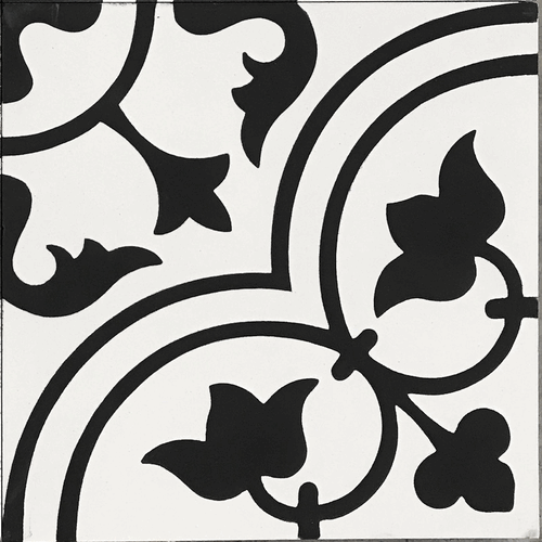 (SAMPLE 1 PIECE) Handmade Encaustic Cement Tiles Tulips Design