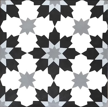 (SAMPLE 1 PIECE) Handmade Encaustic Cement Tiles Valencia