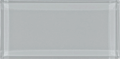 (SAMPLE 2 PIECES) Smoke Gray Glass 3x6 inch Subway Tile