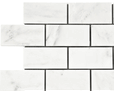 (SAMPLE) Carrara Venato 2x4" Honed Marble Mosaic