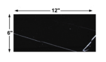 (SAMPLE) Nero Marquina (Black Marble) 6x12" Honed Marble Tile