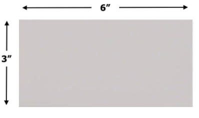 Subway 3x6 Gray Gloss Ceramic Wall Tile