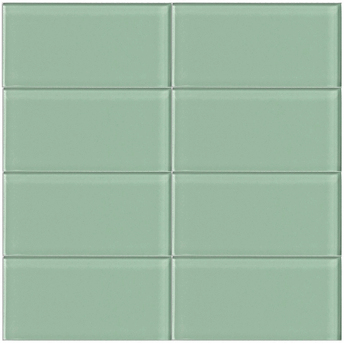Surf Green Glass 3x6 Subway Tile (8mm)