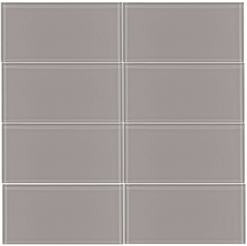 Tavern Taupe Glass 3x6" Subway Tile (8mm)