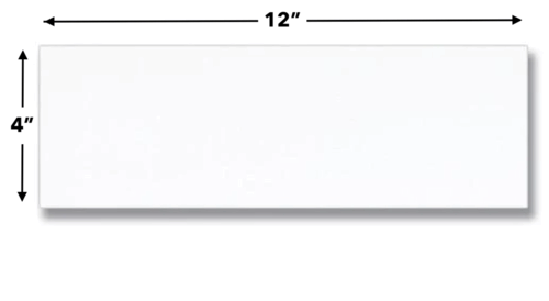 Thassos Premium 4x12" White Marble Honed Matte Floor & Wall Tile