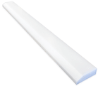 Thassos White Greek Honed 12" Marble Bullnose Molding Trim