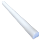 Thassos White Greek Honed 12" Marble Pencil Molding Trim