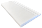 Thassos White Greek Honed 6x12" Skirting Baseboard 