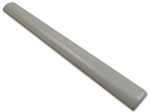 Vento Gray 5/8 in. x 6 in. Bullnose Porcelain Pencil Liner Matte