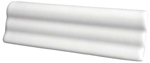Whisper White 2x6" Chair Rail Molding Glazed Wall Trim