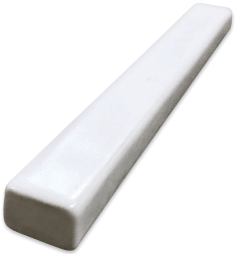 Whisper White Matte 6 Inch Square Edge Pencil Liner