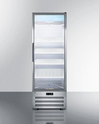 ACCUCOLD ACR1415RH Glass Door Pharmaceutical Storage Refrigerator, Right Hand Door Swing, ETL-S listed to NSF-7 Standards
