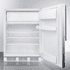 ACCUCOLD AL650LSSHV Freestanding refrigerator-freezer in ADA counter height with lock