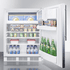 ACCUCOLD AL650LSSHV Freestanding refrigerator-freezer in ADA counter height with lock
