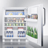 ACCUCOLD AL650LSSTB Freestanding refrigerator-freezer in ADA counter height with lock