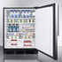 ACCUCOLD AL752LBLSSHV Freestanding all-refrigerator in ADA counter height with lock