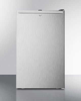 ACCUCOLD COMMERCIAL CM421BL7SSHH Counter Height General Purpose Refrigerator-Freezer with Lock