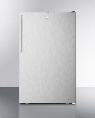 ACCUCOLD COMMERCIAL CM421BL7SSHV Counter Height General Purpose Refrigerator-Freezer with Lock
