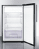 ACCUCOLD COMMERCIAL CM421BL7SSHV Counter Height General Purpose Refrigerator-Freezer with Lock