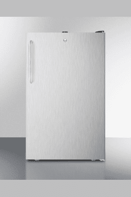 ACCUCOLD COMMERCIAL CM421BL7SSTB Counter Height General Purpose Refrigerator-Freezer with Lock