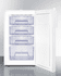 ACCUCOLD FS407LMED Counter-Height, Manual Defrost Freezer for Medical Applications, -20