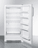ACCUCOLD R17FFSSTB Large Capacity 17 Cubic Foot Frost-Free All-Refrigerator, Fan Forced Cooling System, Stainless Steel, Towel Bar Handle