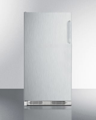 ACCUCOLD R17FFSSTBLHD Large Capacity 17 Cubic Foot Frost-Free All-Refrigerator, Fan Forced Cooling System, Stainless Steel, Towel Bar Handle, Left Hand Door