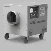 Airrex HSC-HEPA2000 HEPA Air Filtration System with Two Stage Filters, Portable Filtration Solution for Hospital Remodels or New Construction
