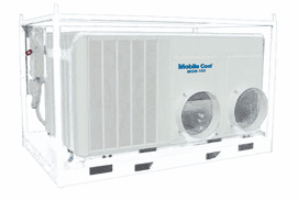 Airrex MOB-100SEH Portable Skid-Mounted Air Conditioner, Dehumidifier, 126,000 Btuh