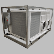 Airrex MOB-100SEH Portable Skid-Mounted Air Conditioner, Dehumidifier, 126,000 Btuh