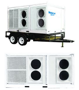 Airrex MOB-250SEH Large Area Air Conditioning, 290,000 BTUH, Skid or Trailer Mount